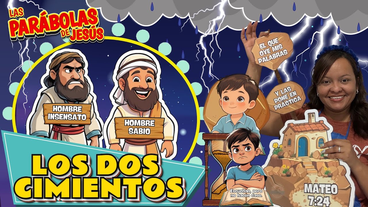 LOS DOS CIMIENTOS. LECCIÓN 4 - SERIE: Las parábolas de Jesús 