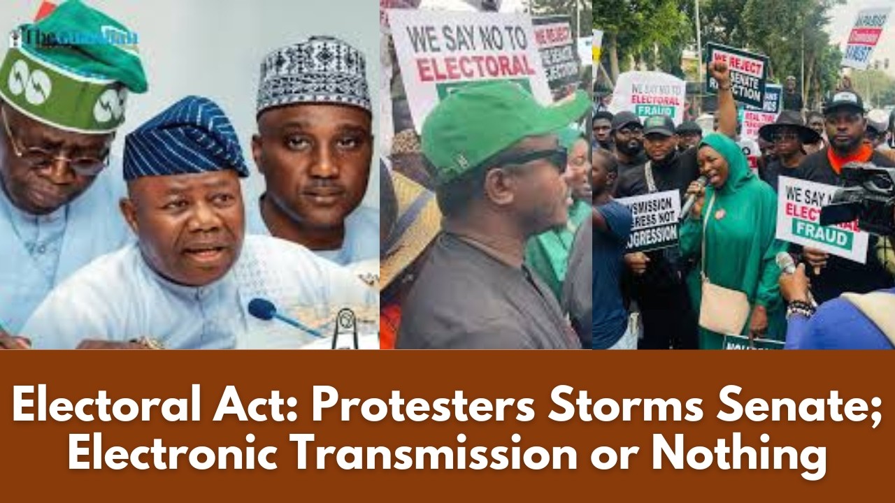 Nigerians Protest Senate's Electoral Act Changes for 2027