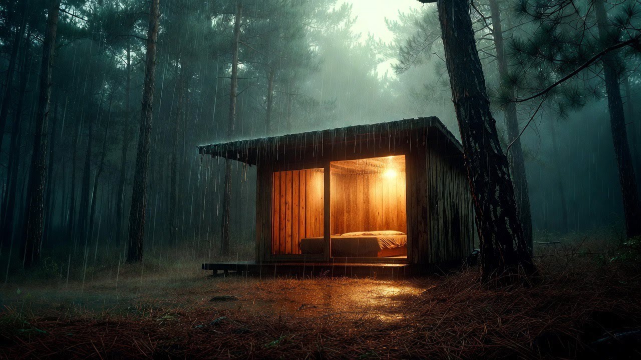 Heavy Rain All Night Sleep Ambience