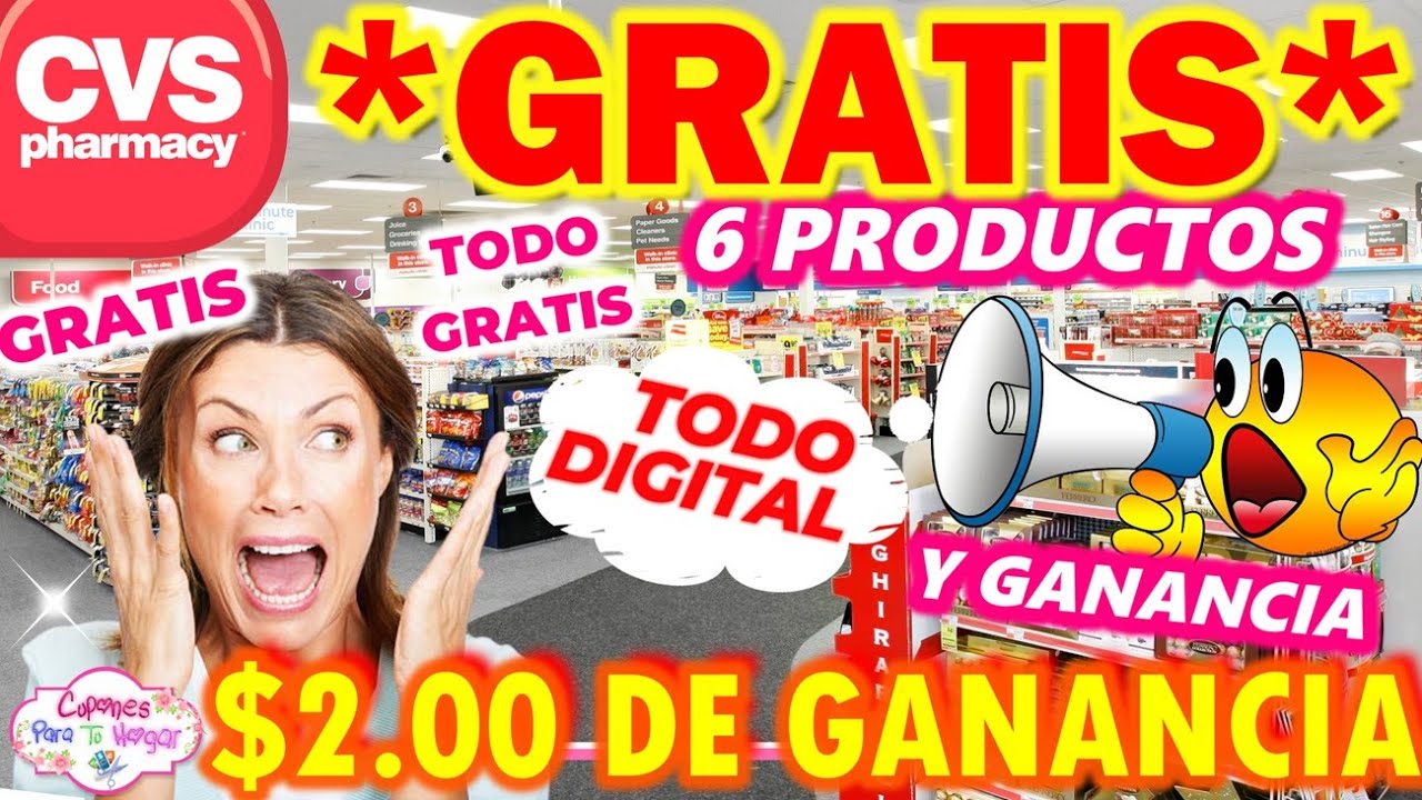 🛑A CORRERR🛍️¡TODO GRATIS mas $2.00 de GANANCIA!💸🤑Cuponeando a lo GRANDE en CVS y AHORRANDO al MÁXIMO