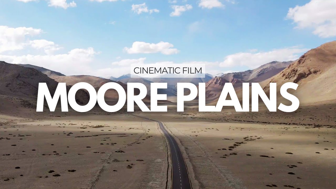 MOORE PLAINS | 4K | Pang, Manali - Leh Ladakh Highway [Drone Shots]