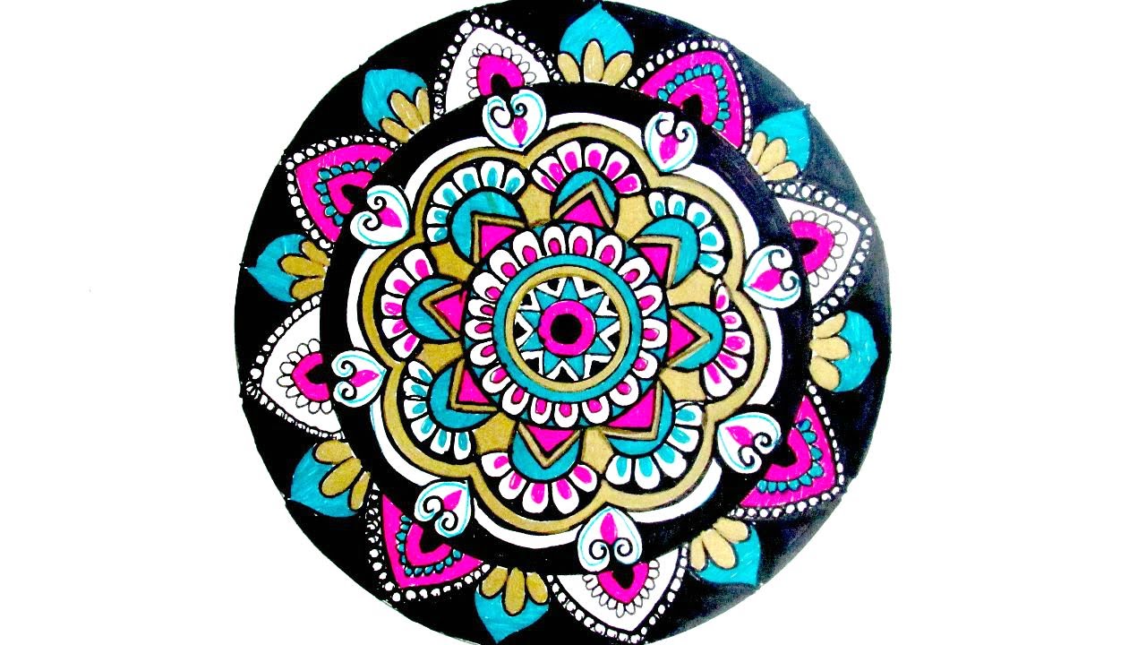 HOW TO DRAW MANDALA//MANDALA WEEK//DAY-2//TUTORIAL