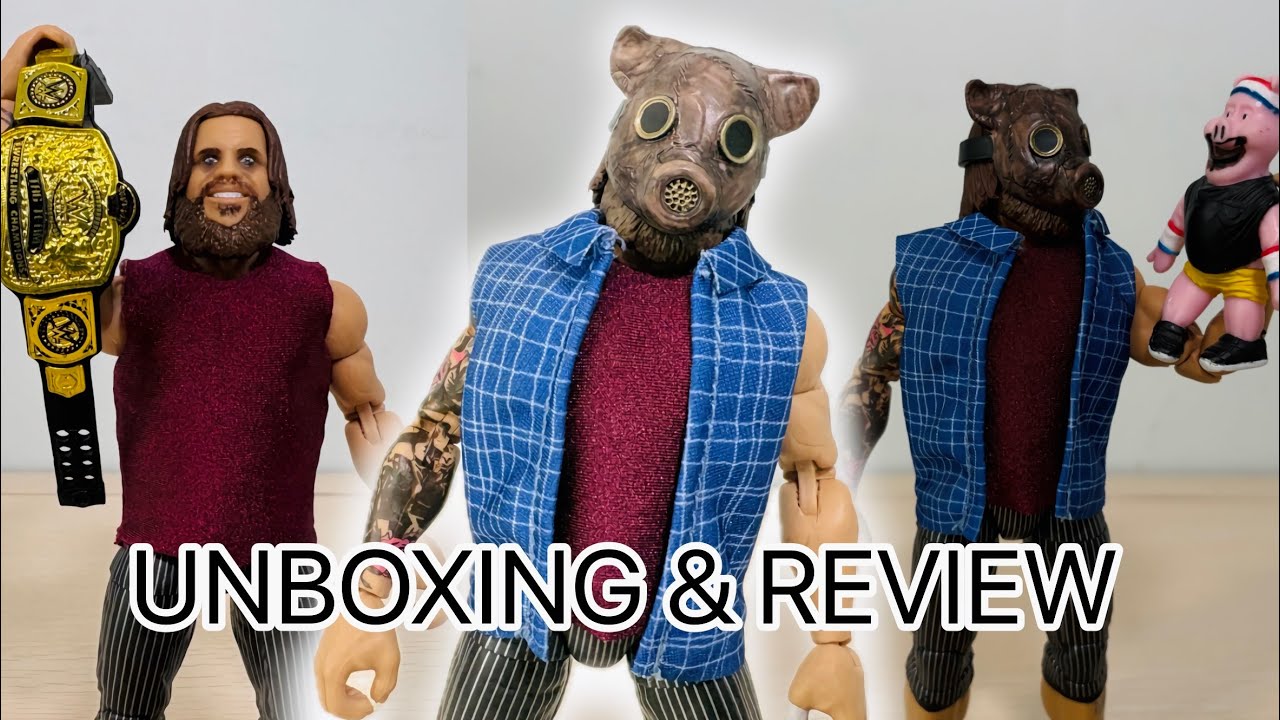 WWE ELITE SERIES 120 JOE GACY FIGURE REVIEW 