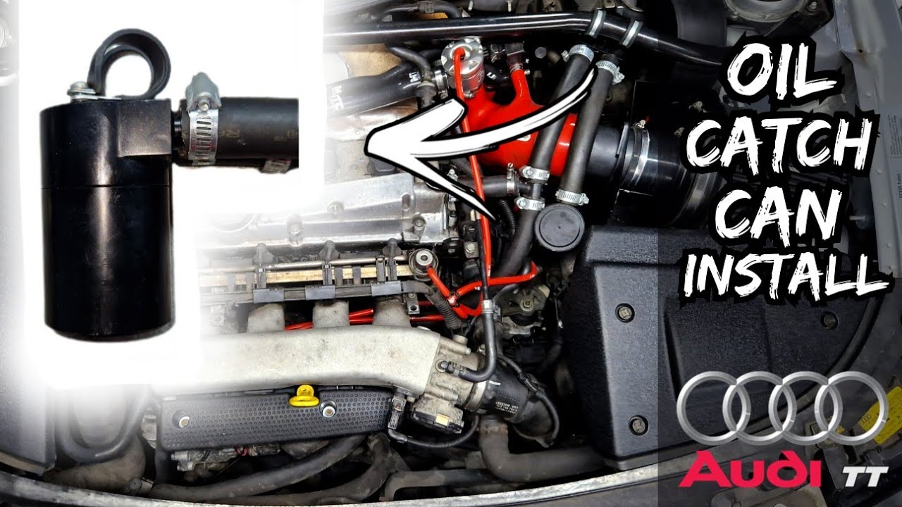 Fitting An OIL CATCH CAN To The Mk1 AUDI TT BAM!