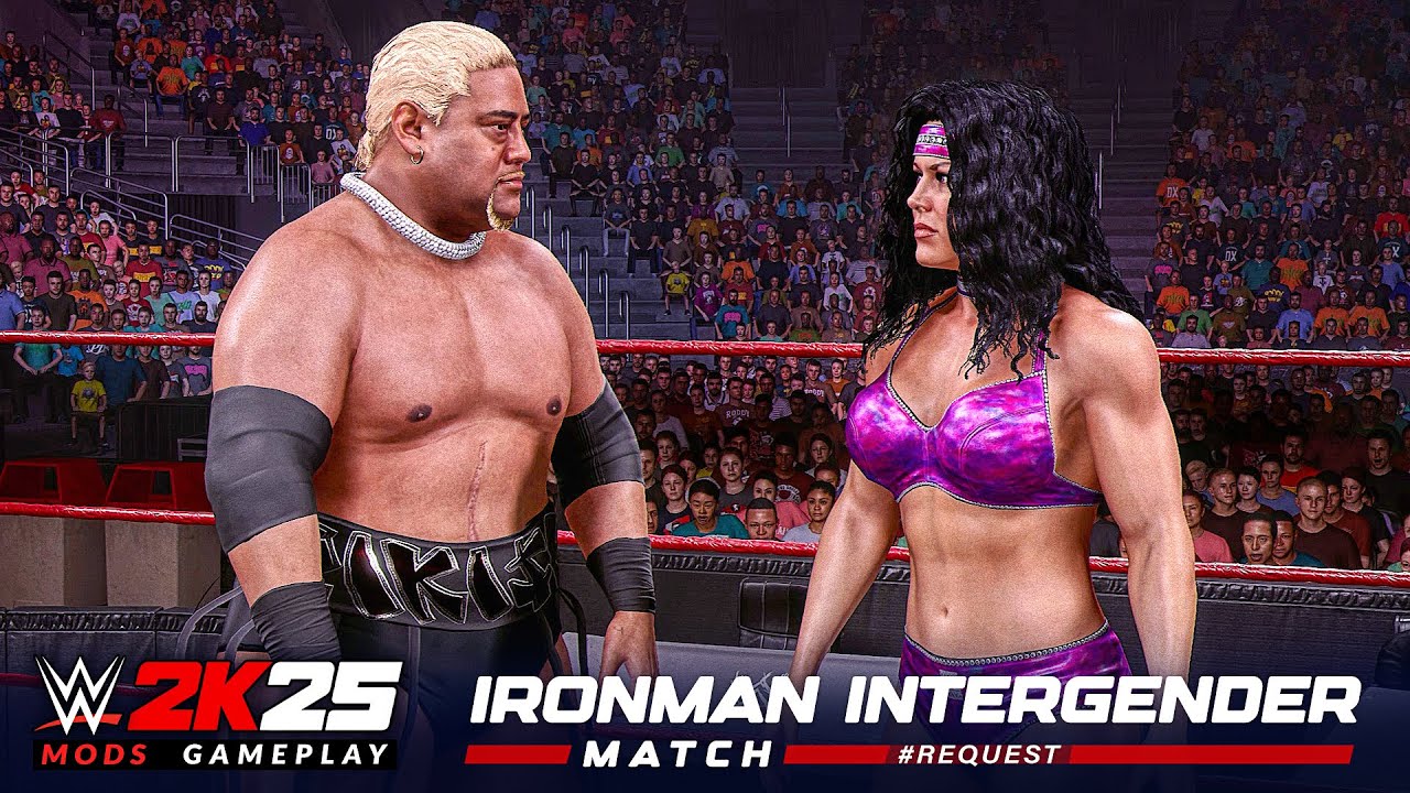 WWE 2K25 Rikishi vs Chyna Intergender Ironman Match