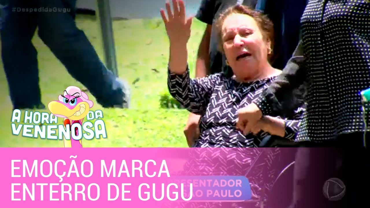 Emoção entre fãs, familiares e amigos marca o enterro de Gugu Liberato