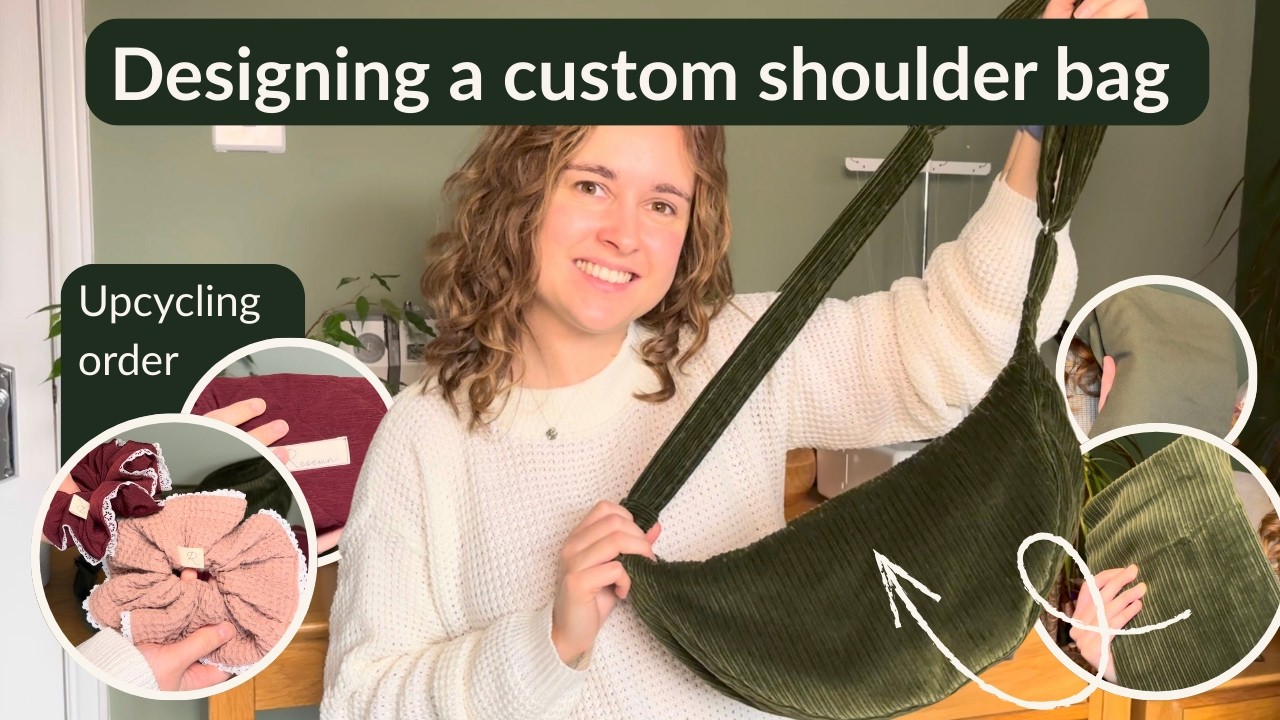 Transformation #3: Designing A Custom Bag Using Leftover Materials | Custom Upcycling Order 👜