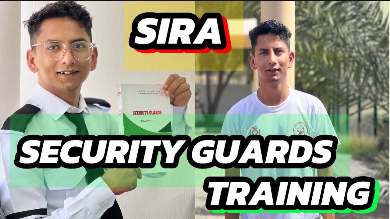 SIRA Security Guard Training in Dubai | SIRATraining | Security Guard Course | Security guard 🇦🇪