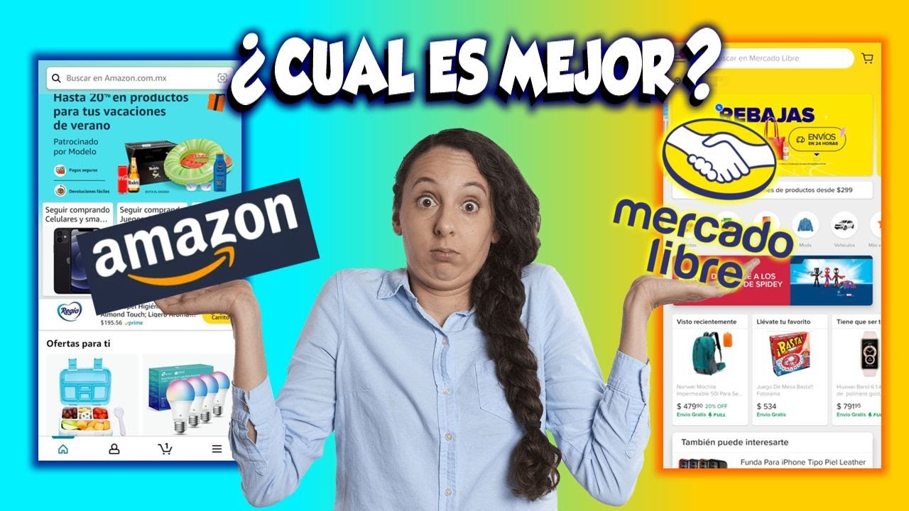 🤯👉 Amazon VS Mercado Libre 👈📦 ¿Cuál es MEJOR? 🚨