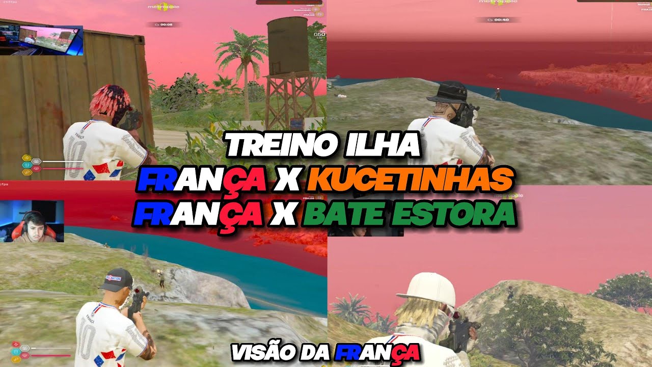 TREINO ILHA - FRANÇA X KUCETINHAS / FRANÇA X BATE ESTORA