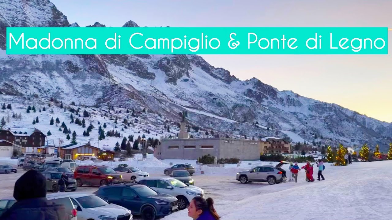 🇮🇹[4K] Italia, Madonna di Campiglio e Ponte di Legno. Qual è la località di montagna più bella?