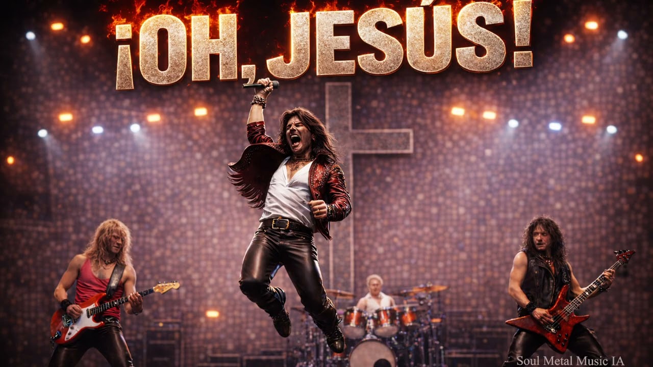 &iexcl;Oh, Jes&uacute;s! - Marcos Witt - 80s Glam Hard Rock Cover IA