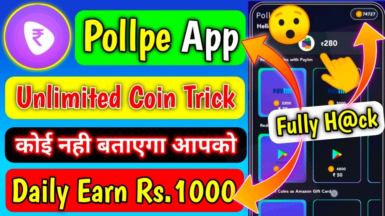 Pollpe App Se Paise Kaise Kamaye 2023 | Pollpe App Task Complete Trick| Pollpe Withdrawal Solution