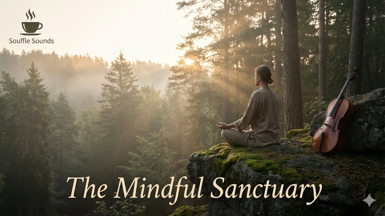 The Mindful Sanctuary 🌲 Cinematic Cello & 528Hz Ambient for Deep Meditation & Digital Detox