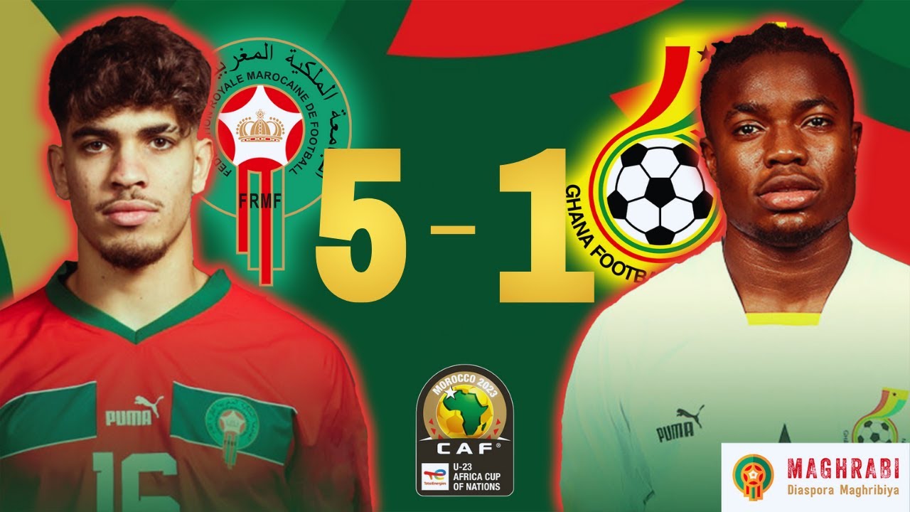 CAN U23 | R&eacute;sume du match Maroc U23 vs Ghana U23