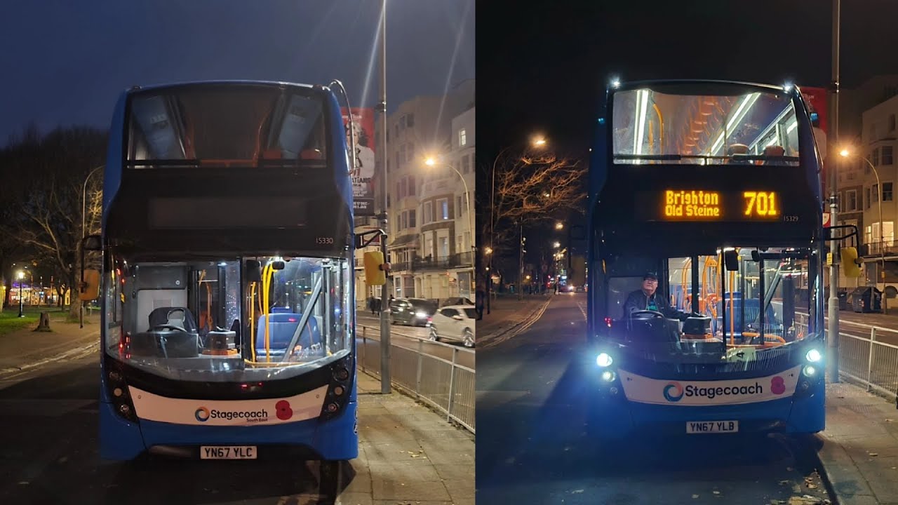 FRV | Stagecoach SE Route 701 | Eastbourne - Brighton | 15330 -YN67 YLC | Withdrawn 16/11/24