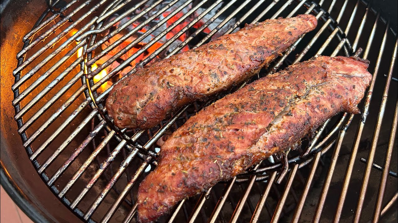SOLOMILLO DE CERDO AHUMADO EN WEBER CON HIERBAS PROVENZALES