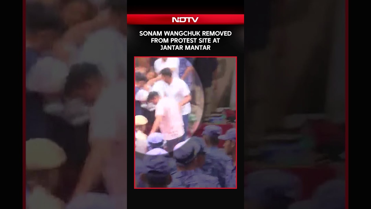 Sonam Wangchuk Removed From Jantar Mantar Protest, Taken To Hospital On Day 21 Of Fast