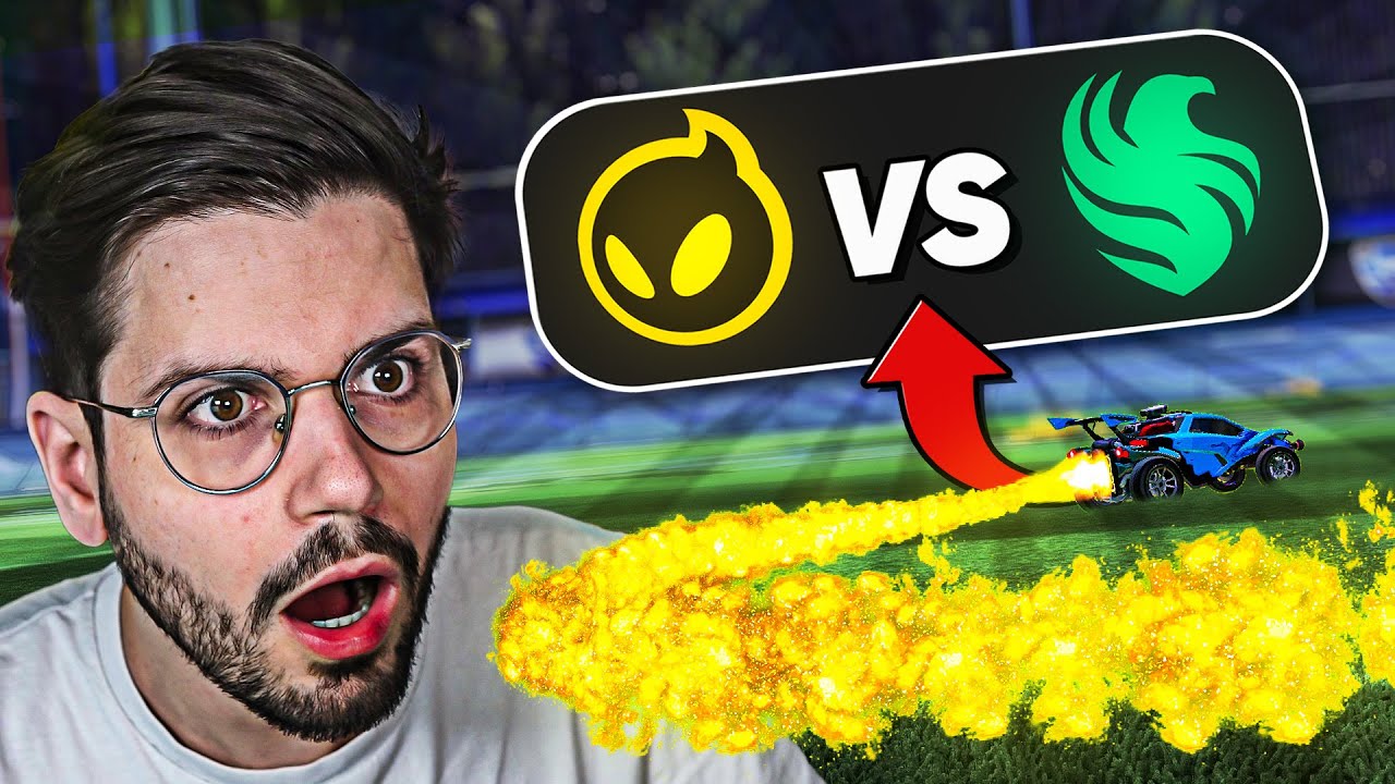 JE RÉAGIS A LA FINALE DU MAJOR RLCS DE RALEIGH (FALCONS VS DIGNITAS)