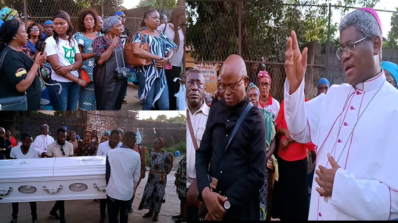 ARRIVEE DU CORPS DE PAPA ZACHARIE MBINDA A BOMA RDC KONGO CENTRAL