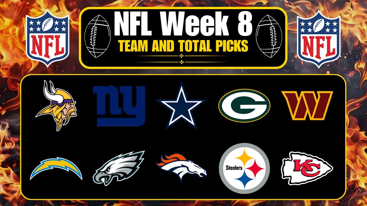 NFL Week 8 Picks! NFL Picks & Predictions 2025