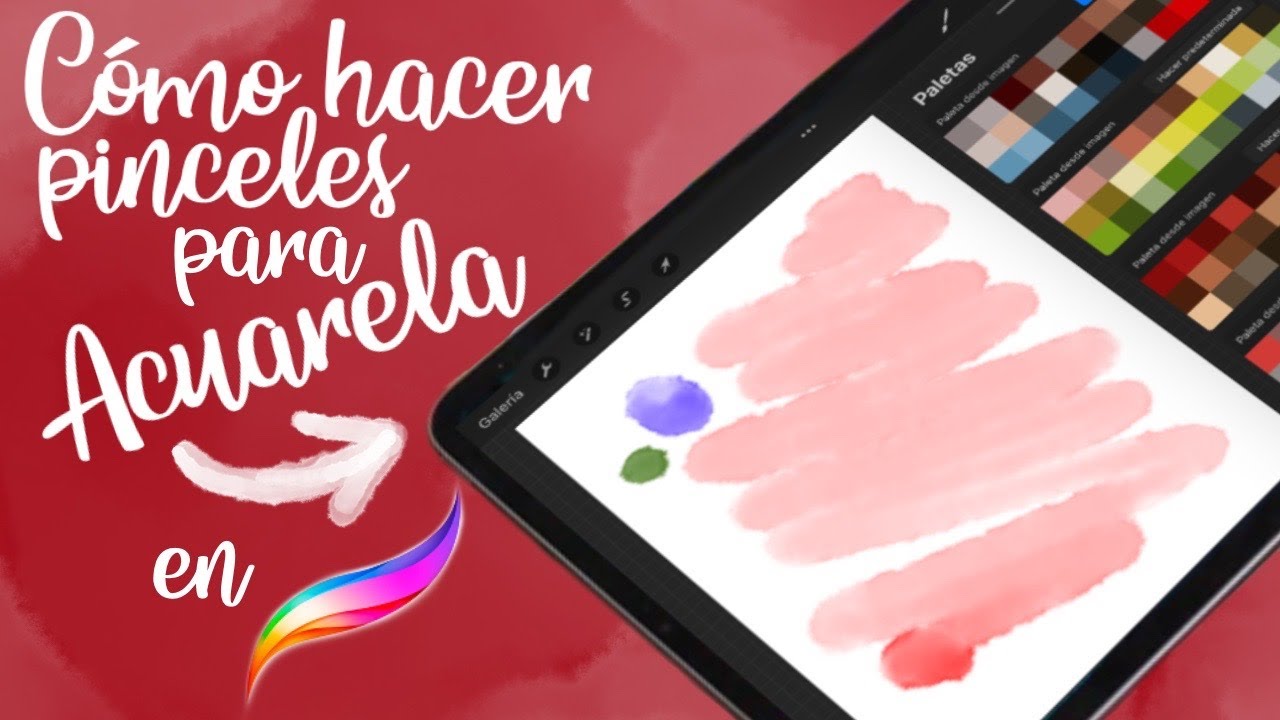 #tutorial como hacer pinceles de #acuarela en #procreate