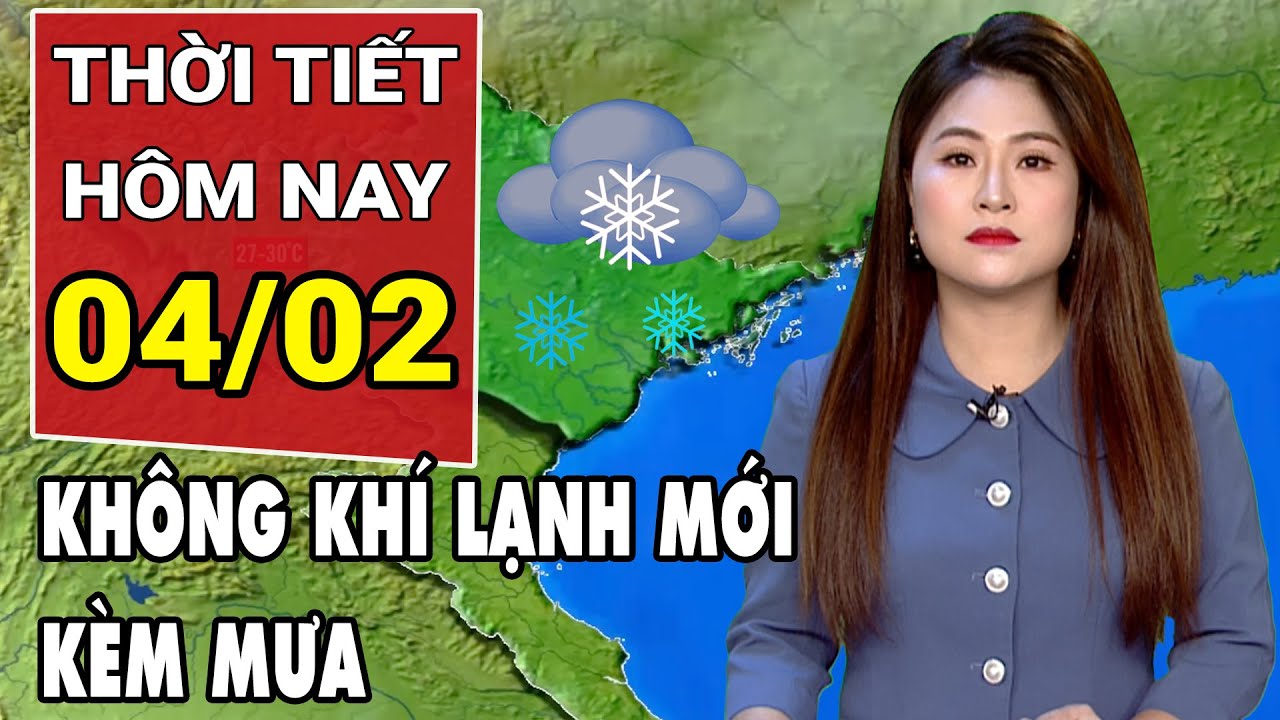Dự báo thời tiết 4/2: Miền Bắc và Miền Trung sắp đón đợt không khí lạnh mới kèm mưa
