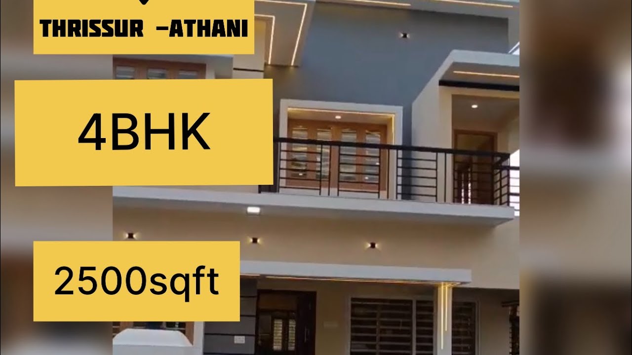 🏠 Premium 4BHK Independent House for Sale | Thrissur – Athani