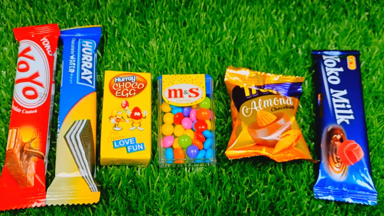ASMR Most Popular Candies 🍭 | 5+ Minutes Colorful Chocolate & Lollipop Unwrapping 