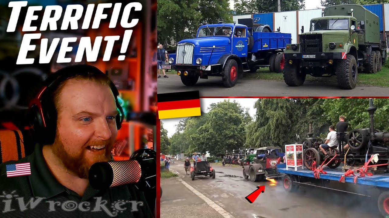 American Reacts to The Schleppertreffen - Germany 