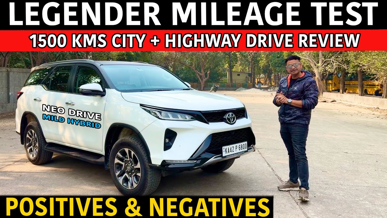New Toyota Legender Mileage Test | 1500 Kms City + Highway In Neo Drive | Mild Hybrid Is Worth ?