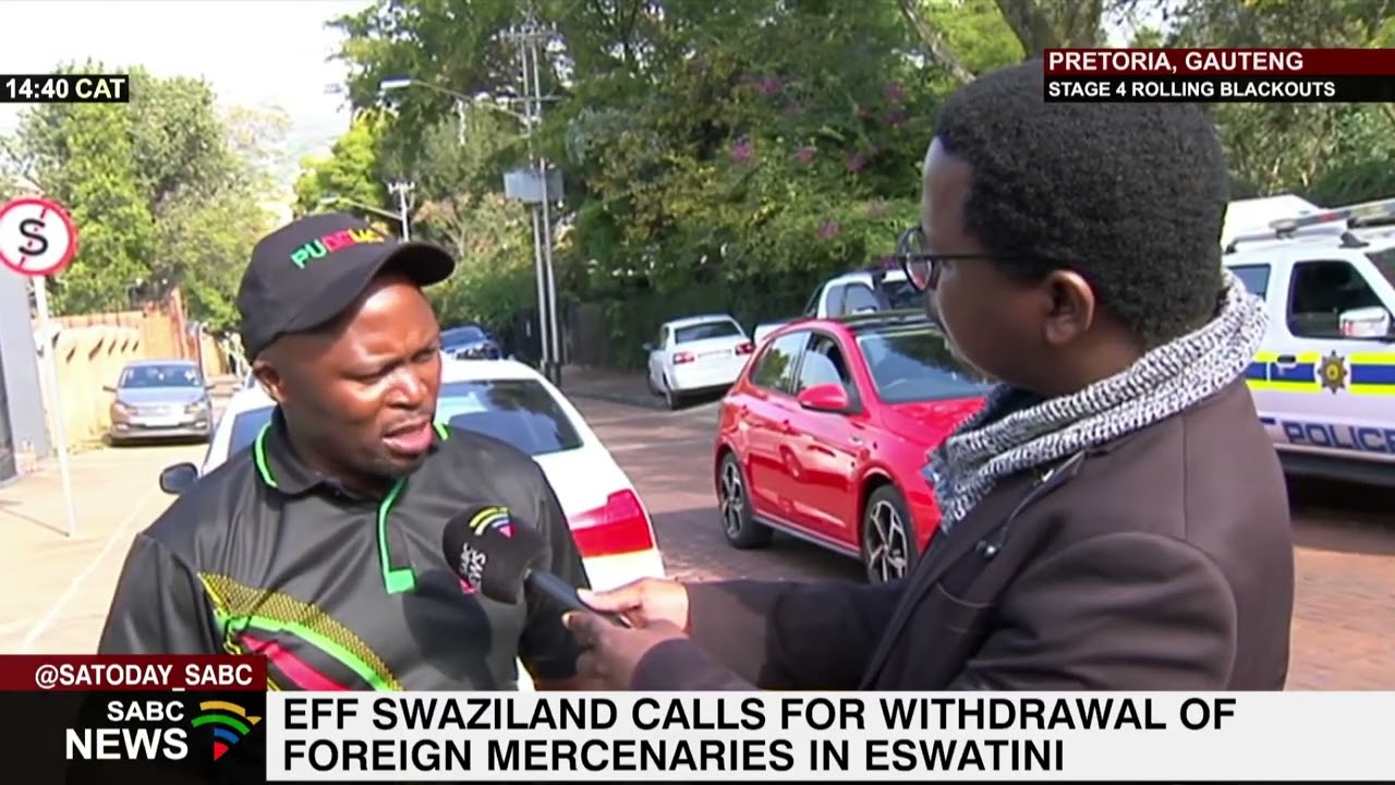 EFF Swaziland calls for withdrawal of foreign mercenaries in Eswatini