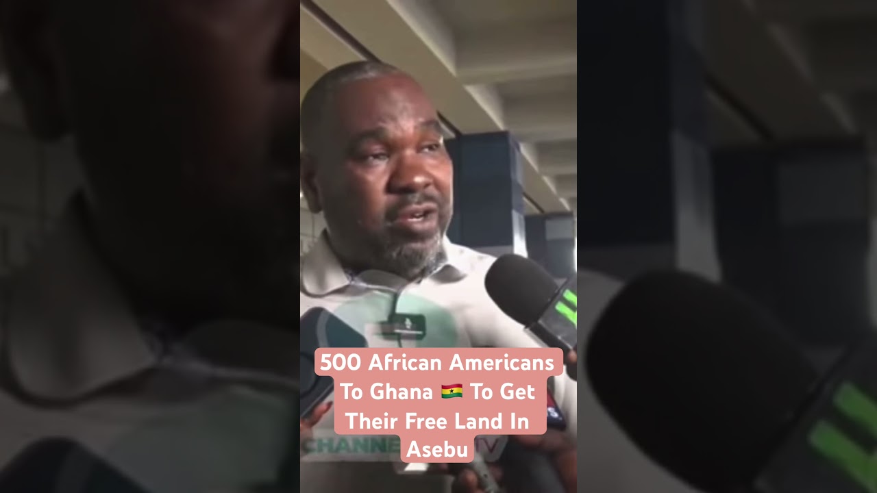 500 African Americans To Ghana 🇬🇭 To Get Their Free Land In Asebu