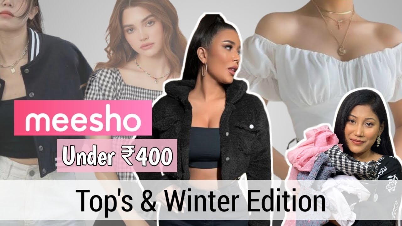 MEESHO *WINTER WEAR* At Just ₹369 😱| Cute Korean Tops 🛍💃 | Ft. Zouk