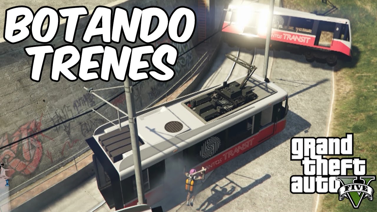 DESCARRILANDO TRENES Y... Zombies? GTA V PC en Español - GOTH