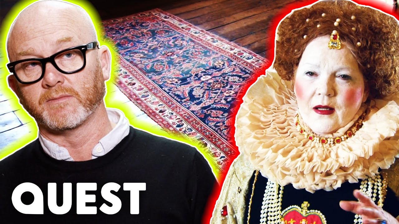 Drew Buys Beautiful Persian Rugs From Queen Elizabeth I?! | Salvage Hunters
