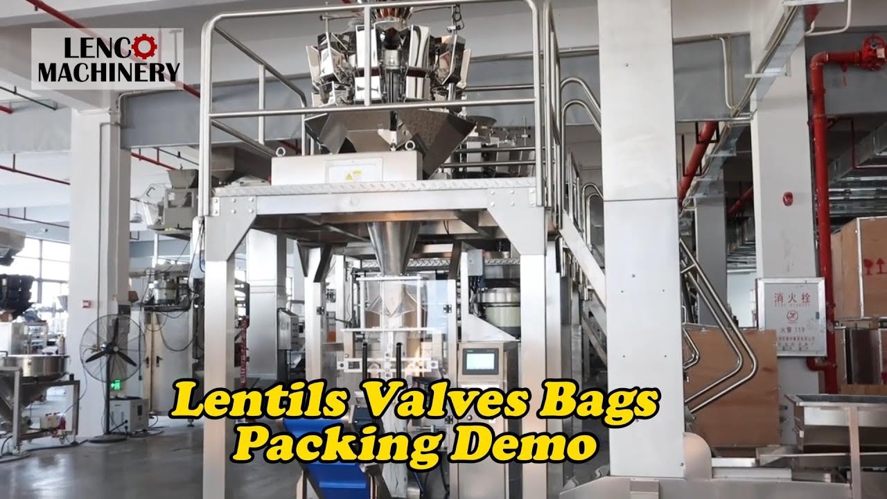 Degassing Valves Pouch Packing Machine for Coffee Beans | Lentils Gusset Pouch Bagging Machine