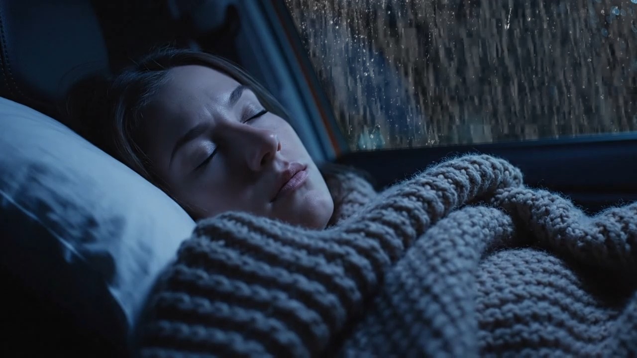 Sleep with Rain & Soft Piano 🌙 Deep Relaxation for Insomnia and Anxiety
