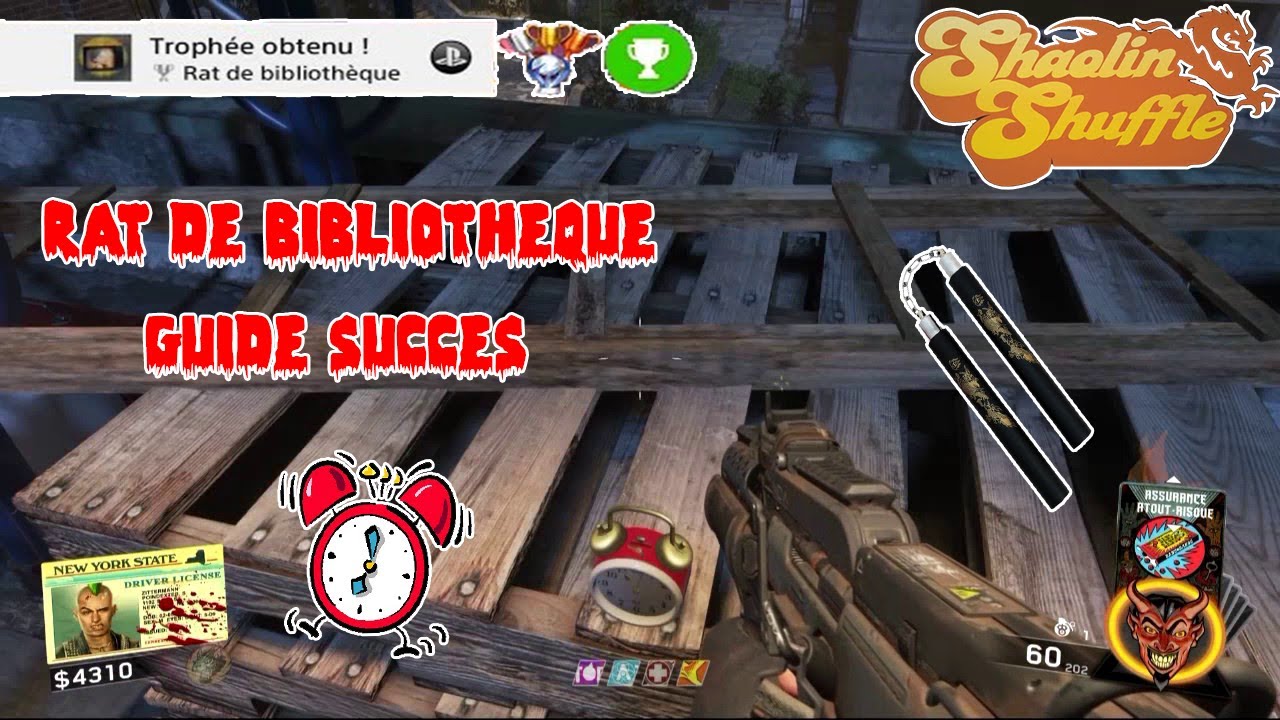 Shaolin Shuffle #2 Trophée/Succès : Rat de bibliothèque