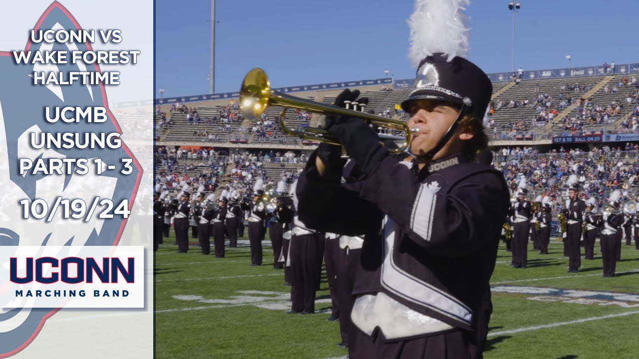 UConn vs. Wake Forest Halftime | UCMB Unsung Parts 1, 2, and 3 | 10/19/24