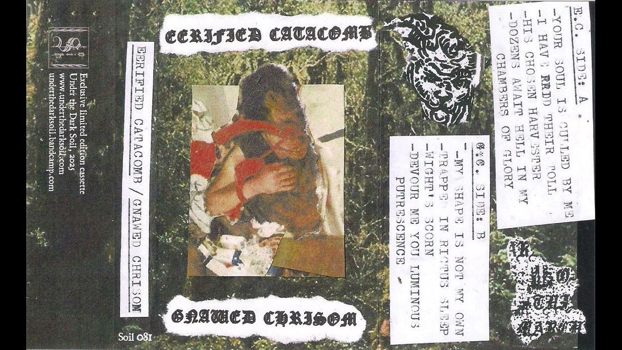 Eerified Catacomb / Gnawed Chrisom (Canada/Andorra) - S/T (Split 2025)