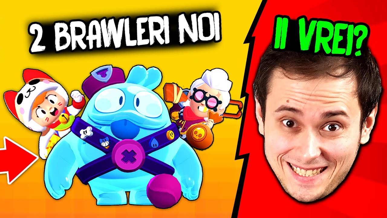 *BRAWLERI NOI* in BRAWL STARS! Ii vrei ?