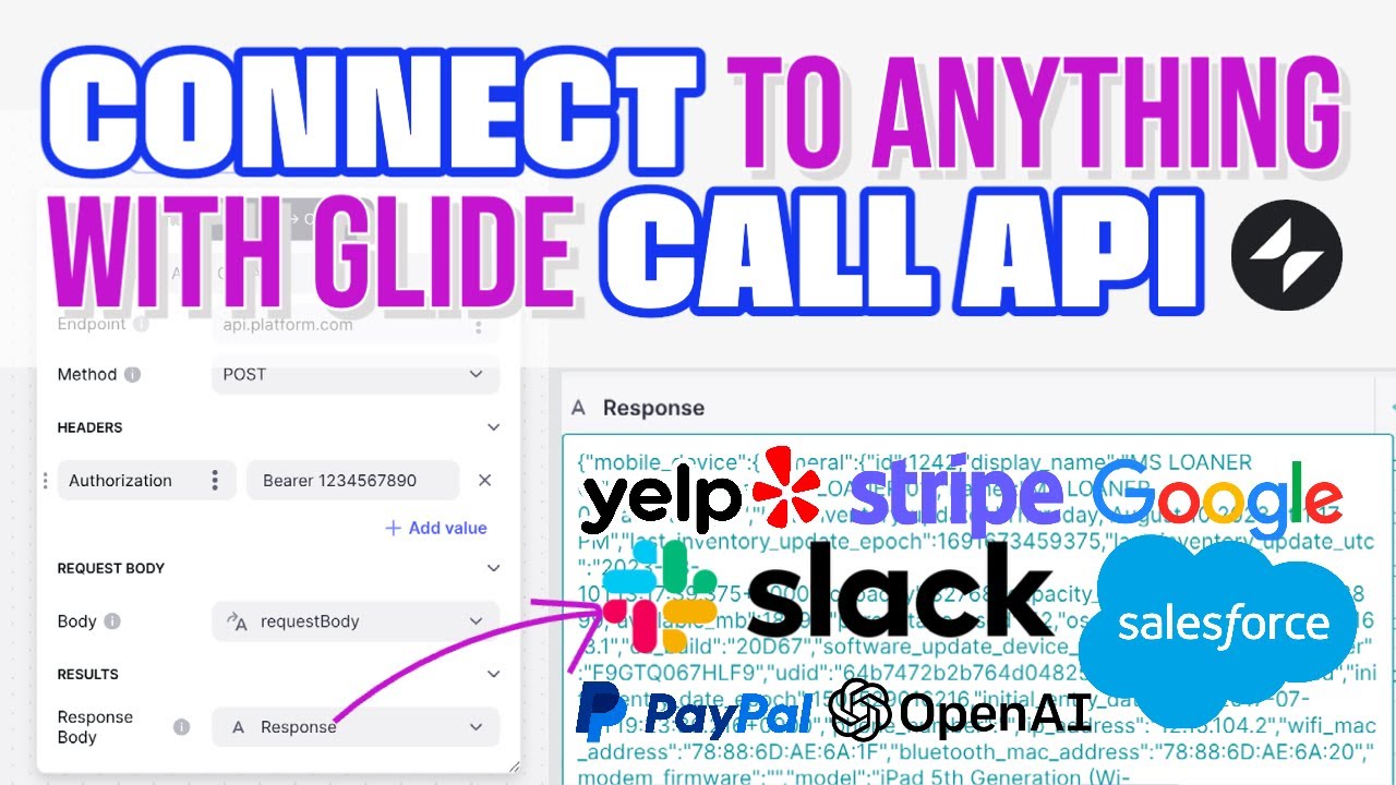 Connect Glide to Any Platform Using Glide's New Call API Column and Call API Action