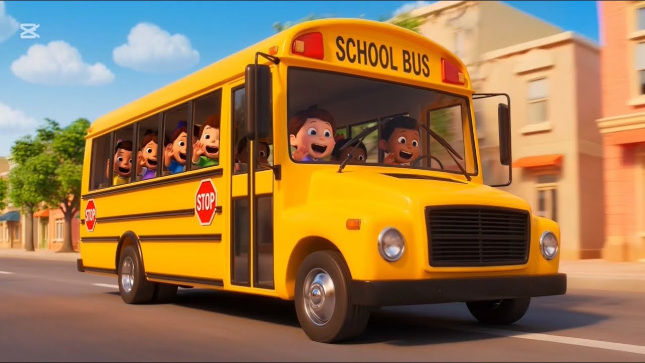 Wheels on the Bus Song | Nursery Rhymes | Learn With Glee 