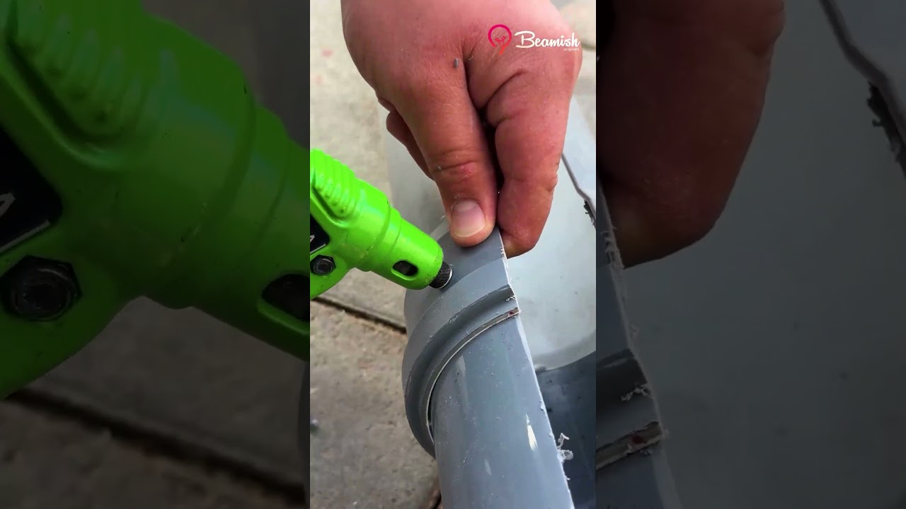How to make a roof gutter using pvc pipe! #easy #roof #pipe #trick