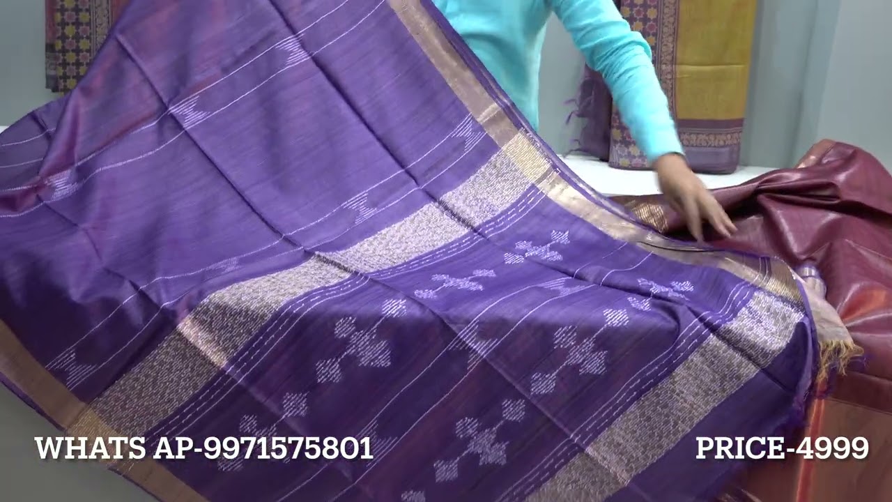 Latest Pure Bhagalpuri Gachi Tussar Silk Designer  Saree Price|Mohey desi Silk saree Latest Videos