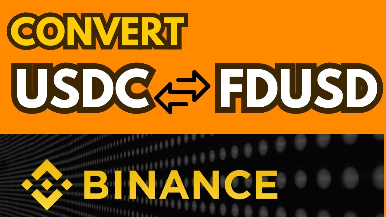 How to CONVERT USDC to FDUSD on Binance | Beginner's Step-by-step guide