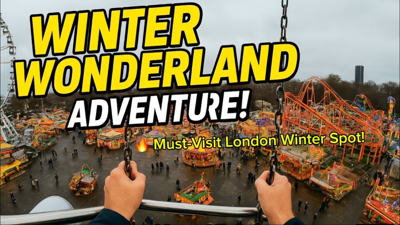 London Winter Wonderland Vlog – Rides, Food, Fun & Festival Vibes! ❄️🎡