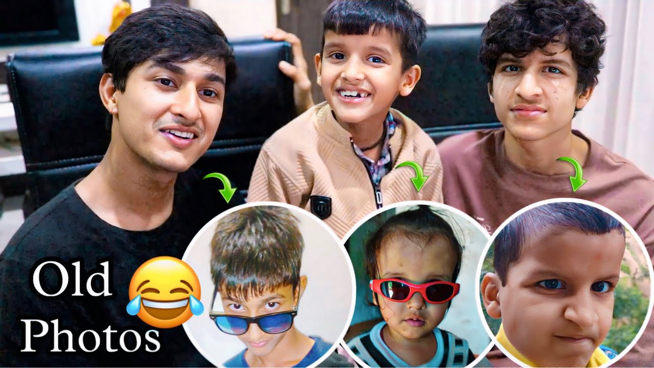 Reacting to our old photos and videos 😂