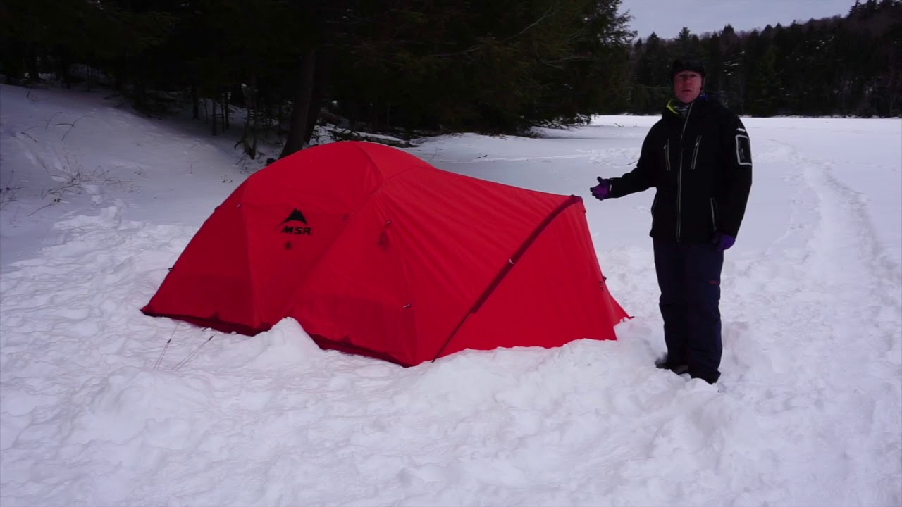 MSR Remote Tents with Polar Explorer Eric Larsen